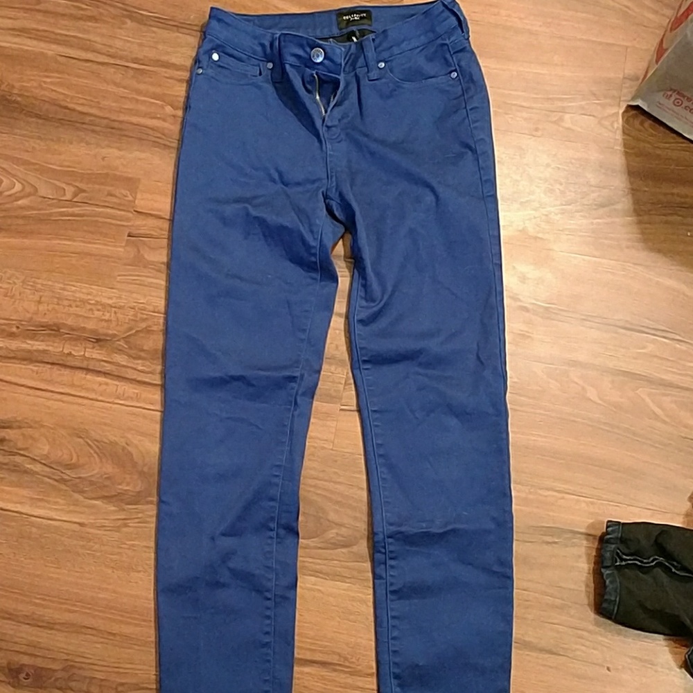Dark blue skinny pants